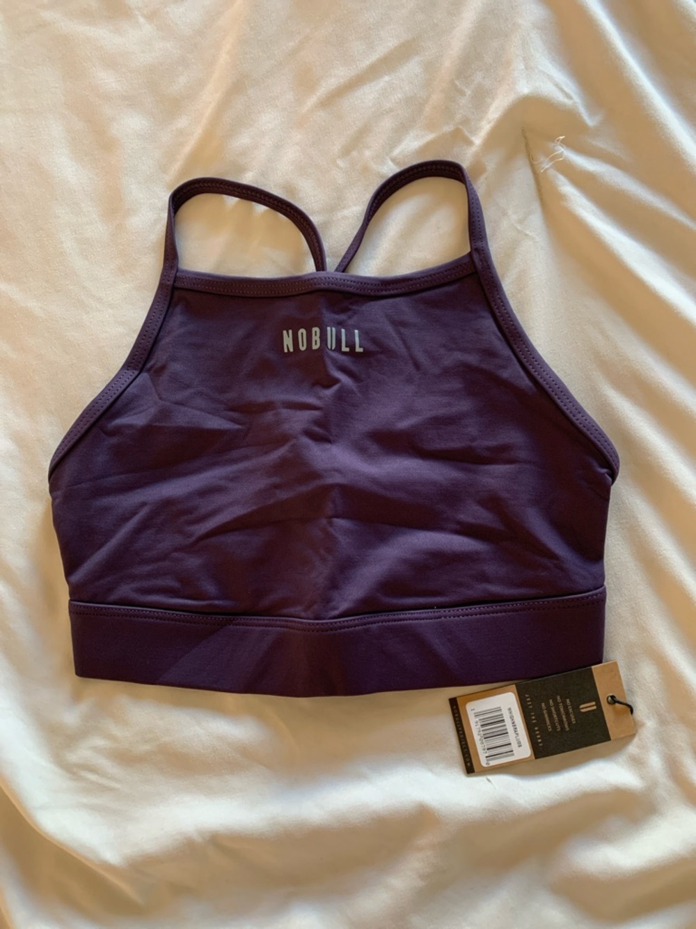 NOBULL Women’s Purple High-Neck Sports Bra